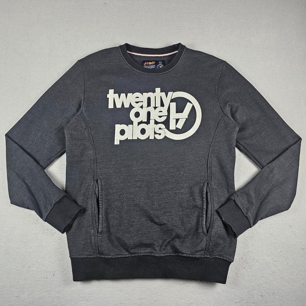 Twenty One Pilots Sweatshirt Mens Extra Large Black Pullover Graphic Logo Joint